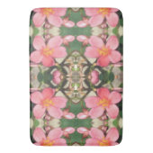 Tapis De Bain Motif floral rose (devant Vertical)