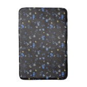 Tapis De Bain Motif floral soufflé par vent (Devant (Vertical))