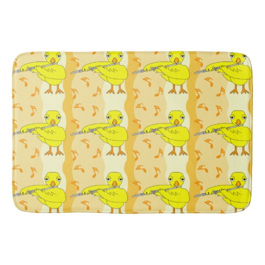Tapis De Bain Motif Flute Chick (Devant)