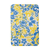 Tapis De Bain Motif folklorique aux couleurs du drapeau ukrainie (Devant (Vertical))