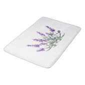 Tapis De Bain Motif français de lavande. Aquarelle (Angle)