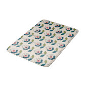 Tapis De Bain Motif Fun Jardin Retro (Angle)