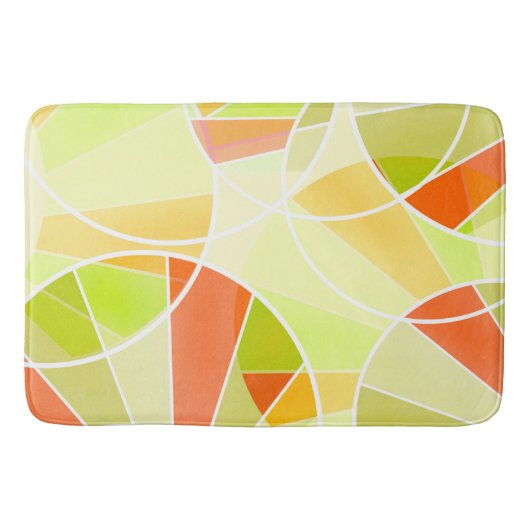 Tapis De Bain motif géométrique Abstrait (Devant)