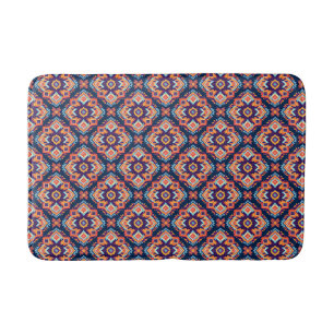Tapis De Bain Motif géométrique Aztec coloré