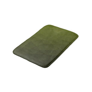 Tapis De Bain Motif géométrique du maillage vert de l'Armée