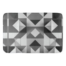 Motif géométrique minimaliste moderne noir, blanc