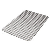 Tapis De Bain Motif géométrique moderne noir et blanc (Angle)