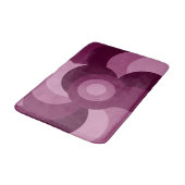 Tapis De Bain motif géométrique moderne rose violet (Angle)