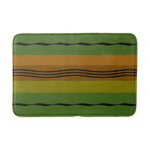 Tapis De Bain motif géométrique moderniste abstrait