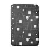 Tapis De Bain Motif géométrique noir et blanc (Devant (Vertical))