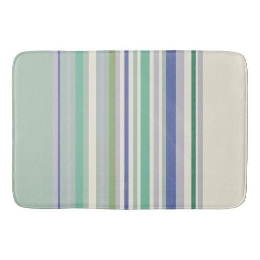 Tapis De Bain Motif géométrique Nordic Pastel (Devant)