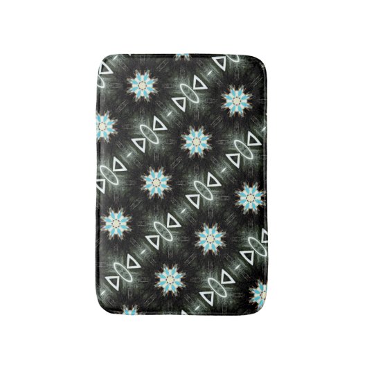 Tapis De Bain motif géométrique tringle/ovales (Devant (Vertical))