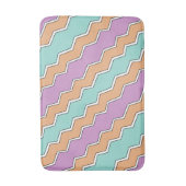 Tapis De Bain Motif géométrique ZigZag (Devant (Vertical))