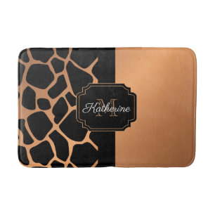 Tapis De Bain Motif Giraffe