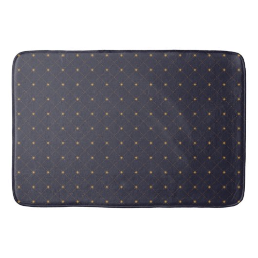 Tapis De Bain Motif Gold Diamond (Devant)