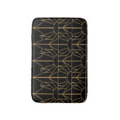 Tapis De Bain Motif Gold et Black Art Déco (Devant (Vertical))