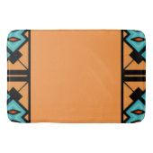 Tapis De Bain Motif Gras de safran profond (Devant)