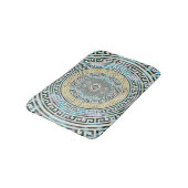 Tapis De Bain Motif grec circulaire de méandre - clé grecque (Angle)