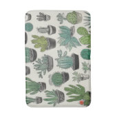 Tapis De Bain Motif Green Cactus (Devant (Vertical))