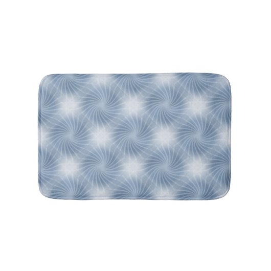 Tapis De Bain Motif gris bleu pastel (Devant)