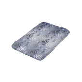Tapis De Bain motif gris de Paisley de poho ethnique (Angle)