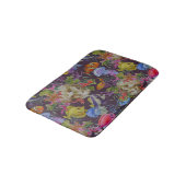 Tapis De Bain Motif grunge de vie marine (Angle)