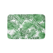 Tapis De Bain Motif Hip Retro Tropical Green Palm Leafs (Devant)