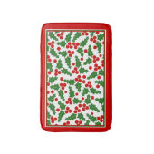 Tapis De Bain Motif Holly berry et frontière rouge Noël (Devant (Vertical))