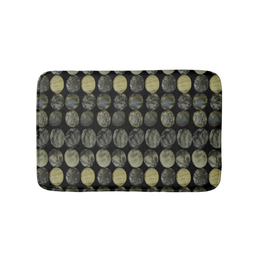 Tapis De Bain Motif horizontal Oval Banded Agate Gemstone (Devant)