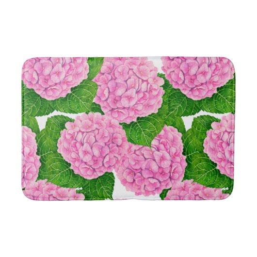 Tapis De Bain Motif Hydrangea (Devant)