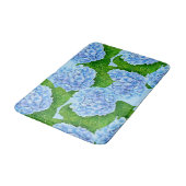 Tapis De Bain Motif hydrangée bleu (Angle)