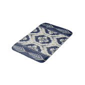 Tapis De Bain Motif Ikat Floral Paisley (Angle)