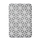 Tapis De Bain Motif Ikat Star - gris / gris et blanc (Devant (Vertical))