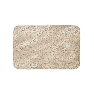 Tapis De Bain Motif imprimé de la peau de léopard guépard animal