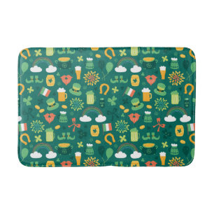 Tapis De Bain Motif irlandais mignon d'icône
