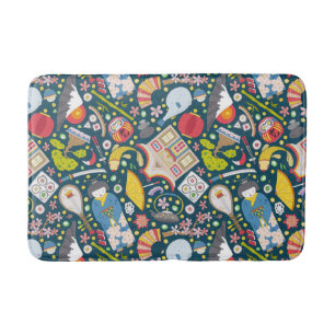 Tapis De Bain Motif japonais sans visage