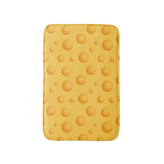 Tapis De Bain Motif jaune de fromage (Devant (Vertical))