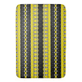 Tapis De Bain Motif jaune et noir (devant Vertical)