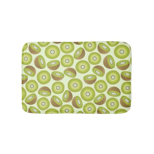 Tapis De Bain Motif Kiwi coupé (Devant)