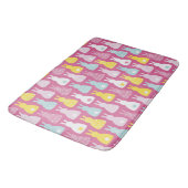 Tapis De Bain Motif lapin lapin de Pâques rose mignon (Angle)