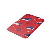 Tapis De Bain Motif Lean Sailboat (Angle)