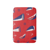 Tapis De Bain Motif Lean Sailboat (Devant (Vertical))