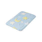 Tapis De Bain Motif Lune & Étoiles (Angle)