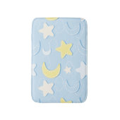 Tapis De Bain Motif Lune & Étoiles (Devant (Vertical))