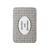 Tapis De Bain Motif Lunettes de soleil de chat rétro (Devant (Vertical))