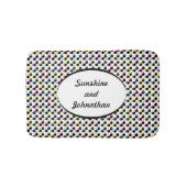 Tapis De Bain Motif Lunettes de soleil de chat rétro (Devant)