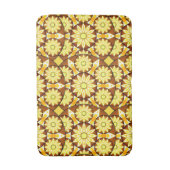 Tapis De Bain Motif Mandala, tons marron et or (Devant (Vertical))