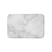 Tapis De Bain Motif Marbre blanc élégant (Devant)