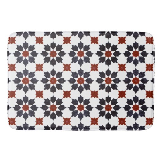 Tapis De Bain Motif marocain à huit points (Devant)