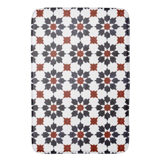Tapis De Bain Motif marocain à huit points (devant Vertical)